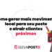 gerar movimento local posto de combustível